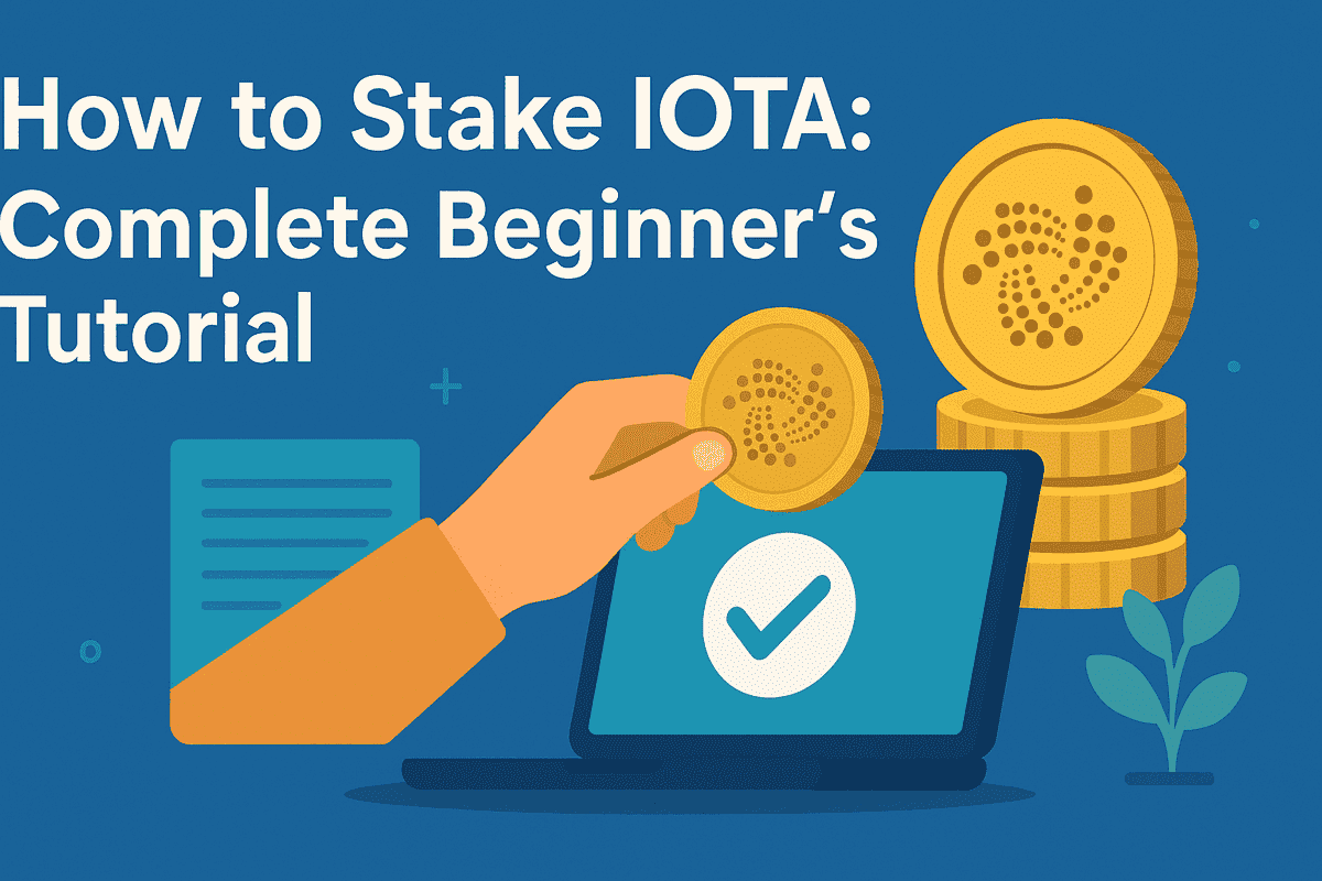 IOTA staking tutorial walkthrough with wallet interface